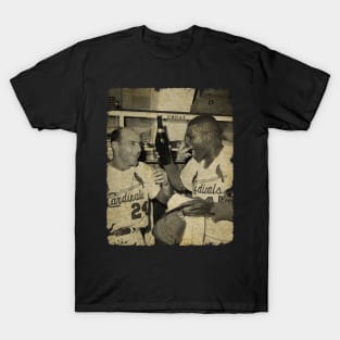 Dick Groat and Bob Gibson - 1964 WS T-Shirt